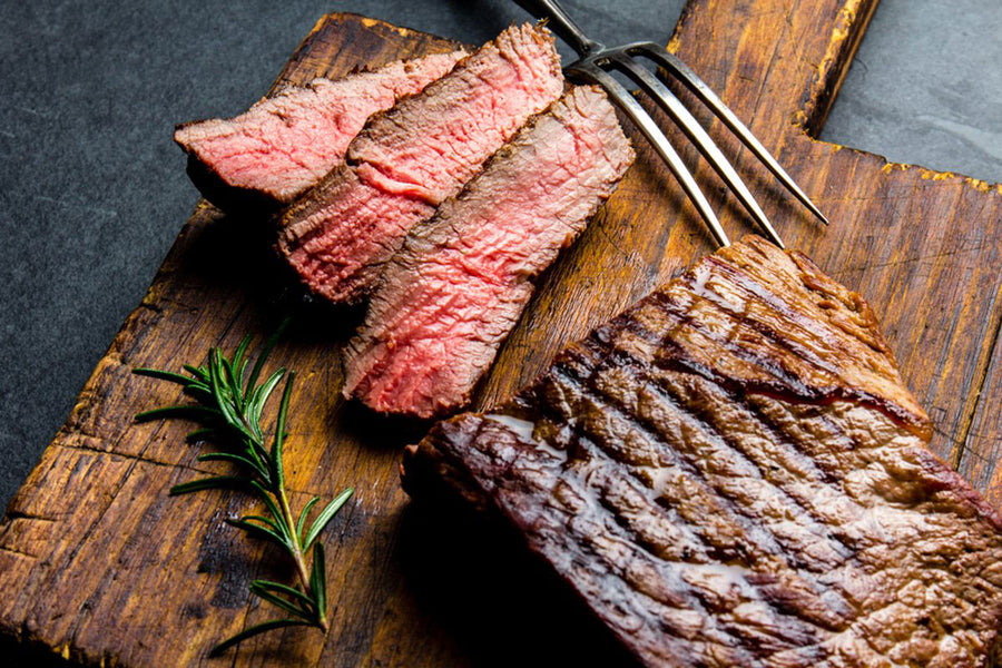 Simply Grilled Organic Grass-fed Beef Dry Rub Steak