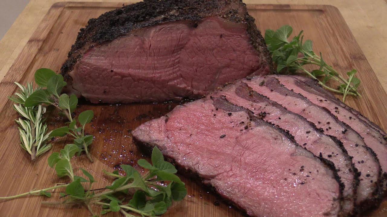 Organic Grass Fed Beef Dry Rub Striploin Roast