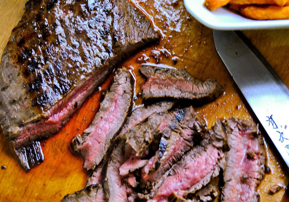 Organic Grass Fed Beef Marinated London Broil